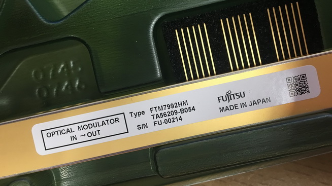 400G速率 DP-xQAM铌酸锂光纤调制器 Fijitsu富士通 FTM7992HM