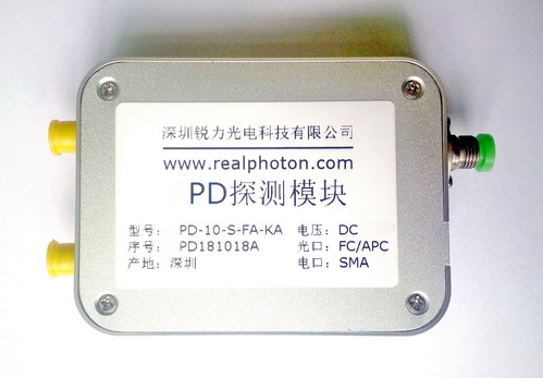 10G速率 PIN-TIA探测器, 探测接收模块, 覆盖C, L & O波段