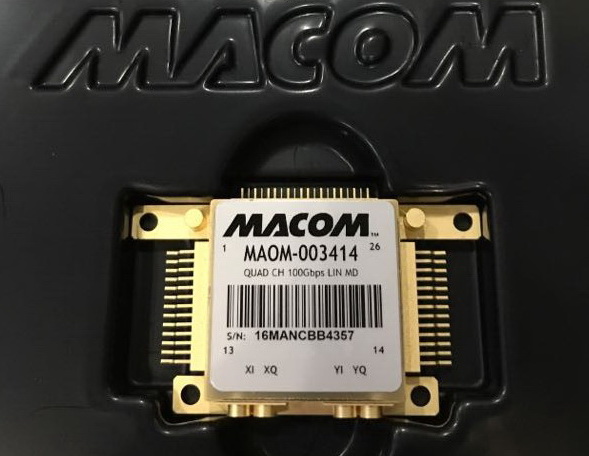 200G速率 MACOM四输入铌酸锂驱动器 MAOM-003414 线性射频功放